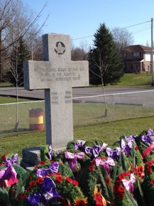 The Sydenham Cenotaph on Remembrance Day 2012